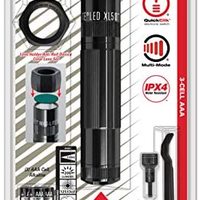 Maglite XL50 LED 3-Cell AAA Flashlight Tactical Pack, Black 手电筒