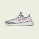  再补货：adidas 阿迪达斯 YEEZY 350 V2 Zebra CP9654 白斑马　