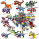 移动端：汇奇宝 恐龙系列 恐龙机械兽整套十二盒-630颗粒