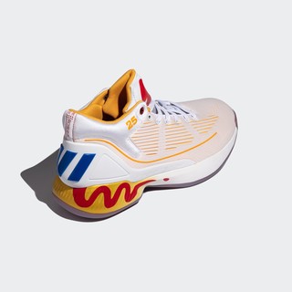 adidas 阿迪达斯 D Rose 10 McDonalds 篮球鞋 FW7592 (白/日光黄/亮粉红荧光、48)