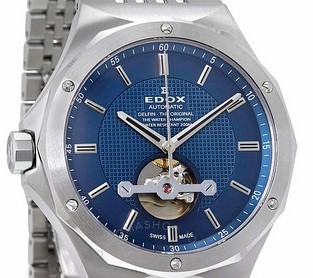 Edox 依度 Delfin系列 85024-3M-BUIN 男款机械腕表