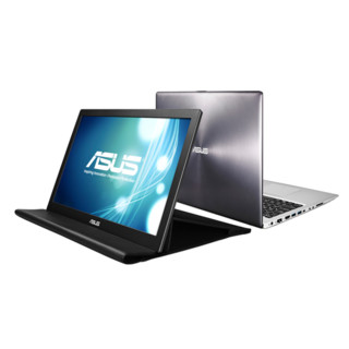 ASUS 华硕 MB168B+ 15.6英寸 TN 显示器(1920×1080、60Hz）