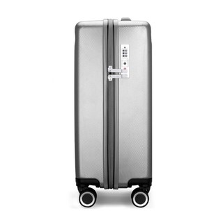 莎米特SUMMIT拉杆箱女24英寸男PC材质旅行箱行李箱PC999T4拉杆箱 银色