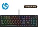 HP 惠普 K10G 机械键盘 区域混光茶轴