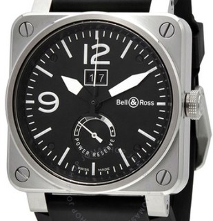 BELL & ROSS 柏莱士 Grande系列 BR0390-BL-ST 男士机械腕表