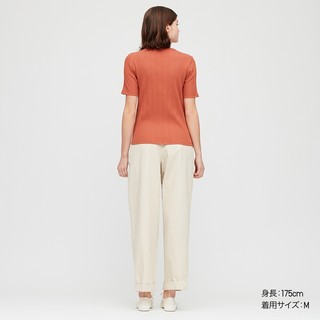女装 花式罗纹圆领T恤(短袖) 428476 优衣库UNIQLO