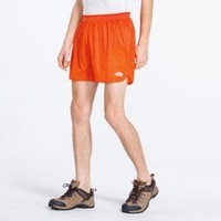 透气防泼水 男款二合一轻质运动短裤 XL 橘色