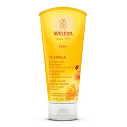 WELEDA 维蕾德 BABY CALENDULA 金盏花 婴儿二合一洗发沐浴露 200ml 