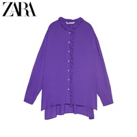 ZARA 04886063611 女装叠层垂性衬衫