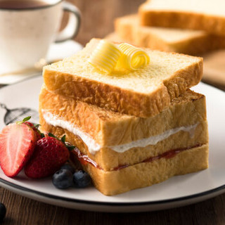 MANKATTAN 曼可顿 超醇原味切片吐司面包 早餐DIY三明治面包 400g*2 两包组合