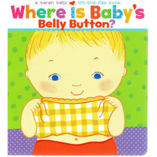 英文原版绘本Where Is Baby's Belly Button?宝宝的肚脐在哪里 卡伦卡茨