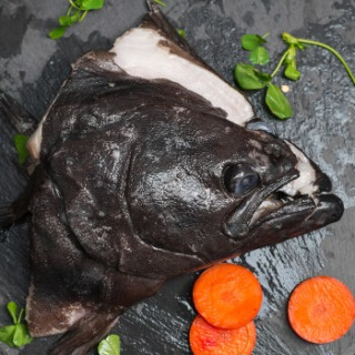 舌尖海事鲜冻俄罗斯进口鸦片鱼头500g只