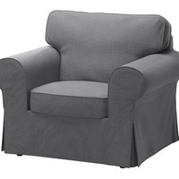 EKTORP 爱克托 单人沙发/扶手椅 - 诺瓦拉 深灰色 - IKEA