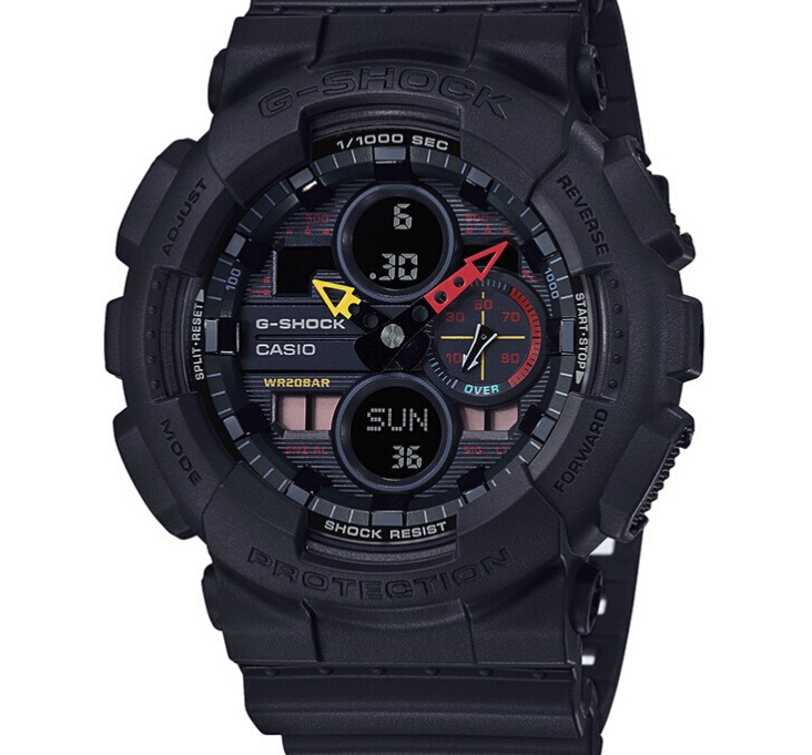 casio卡西欧gshock系列ga140bmc1a防震防磁男士手表