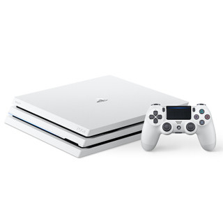 SONY 索尼 PlayStation 4 Pro+白色手柄 游戏机 1TB 白色