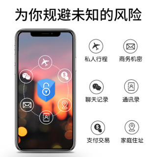 美国0度 苹果iPhone11Promax/Xs max钢化膜手机膜 防窥防偷看护眼屏保防指纹抗蓝光高清防爆贴膜【防窥版】