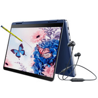三星（SAMSUNG）星曜Pen pro 13.3英寸轻薄二合一笔记本电脑（i5 8G 512G Spen）蓝+AKG无线蓝牙耳机 石墨黑