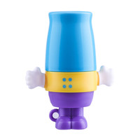 小白熊 (Snow Bear)机器人咬咬训练器  婴儿咬胶牙胶 磨牙棒 （内赠1个硅胶咬袋） 蓝色 09352