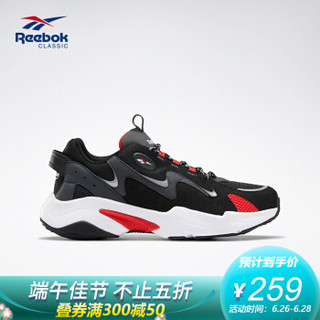 Reebok锐步男女休闲鞋TURBO IMPULSE厚底复古情侣老爹休闲鞋JAC99 FU7193_黑色/沙砾黄/primal 亮粉红荧 34.5 *2件