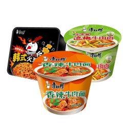 康师傅 方便面X和平精英空投箱 共10桶+惊喜赠礼 *3件