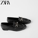 ZARA 16540001040 女士平底莫卡辛鞋