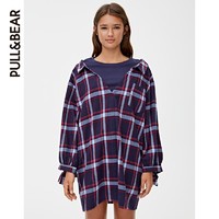 PULL BEAR 05394244 女士拼接连衣裙