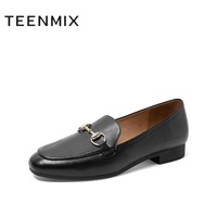 Teenmix 天美意 CO603CQ9 女士方跟小皮鞋