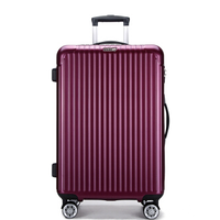 安特丽（antler）商务男女拉杆箱20英寸行李箱万向轮登机箱密码箱PC旅行箱包子 A843紫色