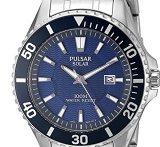 PULSAR SOLAR 光能供电 PX3067 男士时装腕表