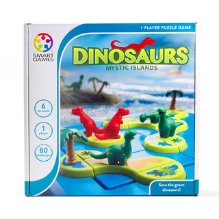 比利时smartgames桌游神秘恐龙岛儿童智力玩具逻辑思维拼装玩具