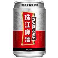 PEARL RIVER 珠江啤酒 原麦啤酒 330ml*6罐