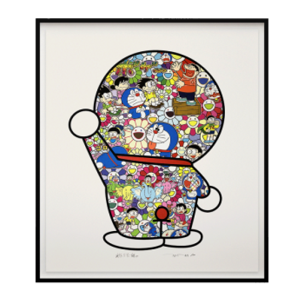 村上隆 版画『初恋／共进晚餐』 村上隆 版画『初恋／共进晚餐』 村上隆「初恋そして我思う、今夜の