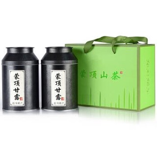 川盟   四川绿茶高山云雾茶蒙顶山甘露绿茶茶叶礼盒 250g