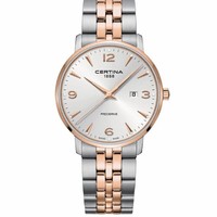 雪铁纳（Certina）瑞士手表 卡门系列  石英钢带男表  C035.410.22.037.01