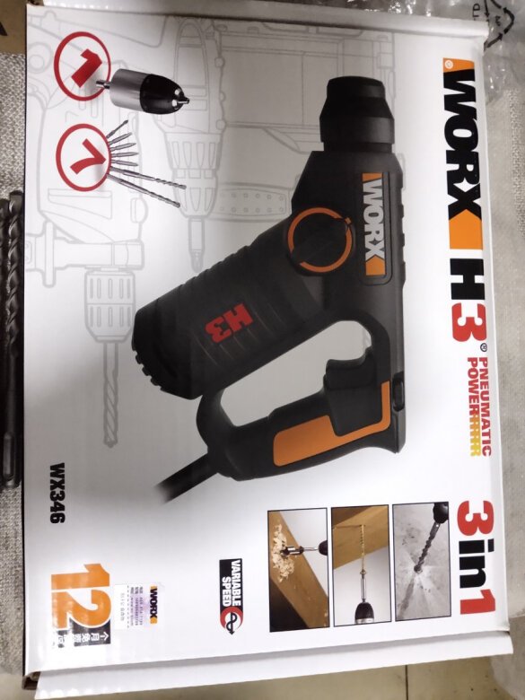 材质工艺：威克士多功能电锤冲击钻电钻使