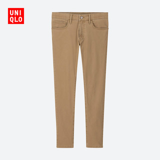 UNIQLO 优衣库 男装紧身休闲裤 418914 深米色 165/72A/S