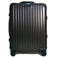 RIMOWA 日默瓦 TOPAS STEALTH系列 铝镁合金奢华黑色旅行箱/拉杆箱