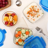 Luminarc 乐美雅 钢化玻璃饭盒3件套（420+670+760ml）