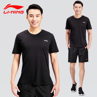 LI-NING 李宁 ATSN485 男士运动短袖 *2件