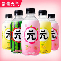 亲亲元气 无糖汽泡水苏打水饮料整箱 300ML*12瓶