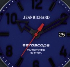 JeanRichard 尚维沙 Aeroscope 系列 60660-21B451-FK6A 男士自动机械腕表