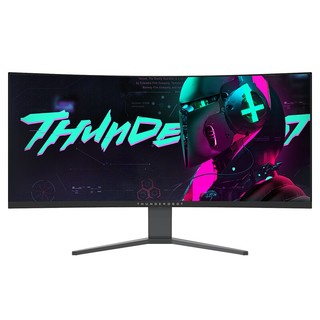 ThundeRobot 雷神 Q34H144 34英寸 VA 曲面 FreeSync 显示器（3440×1440、144Hz、HDR10）