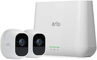 arlo Technologies 2家庭摄像系统、摄像头，带警报器，无线，可充电，1080p高清，音频，室内或室外，夜视，可与Alexa配合使用