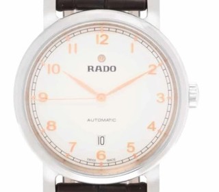 RADO 雷达 DiaMaster钻霸系列 R14077136 男士自动机械手表