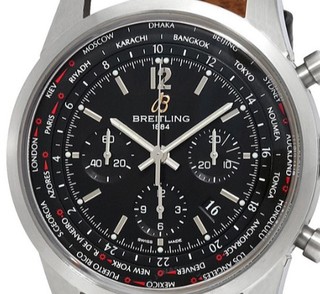 BREITLING 百年灵 Transocean 越洋系列 AB0510U6-BC26BKCT 男士机械腕表