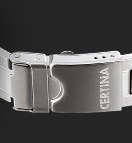 雪铁纳(CERTINA)自营旗舰店 瑞士手表 冠军系列 石英男士钢带腕表 C001.410.11.057.00