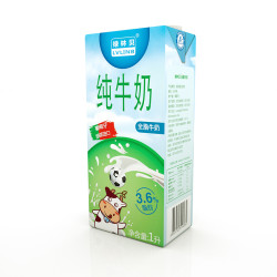LVLINB 绿林贝 全脂纯牛奶 1000ml *10件