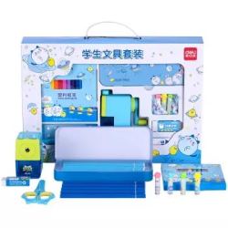 deli 得力 9677 萌趣系列 学生文具礼盒套装 7件套 *2件 +凑单品
