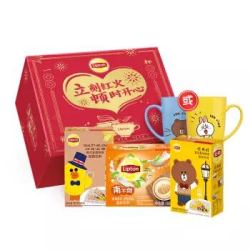 Lipton 立顿 新年奶茶礼盒装 533g *2件