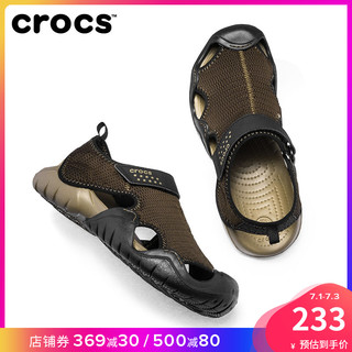 crocs洞洞鞋男激浪卡骆驰夏季户外涉水速干透气溯溪凉鞋203967